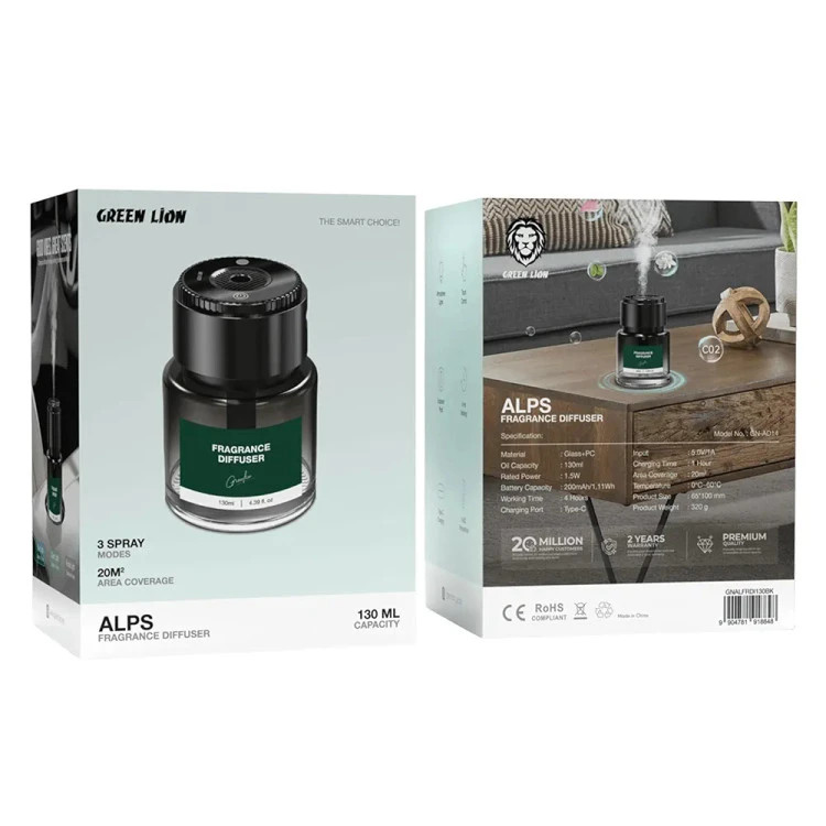 خوشبو کننده هوا Green Lion Alps Fragrance Diffuser 130mL