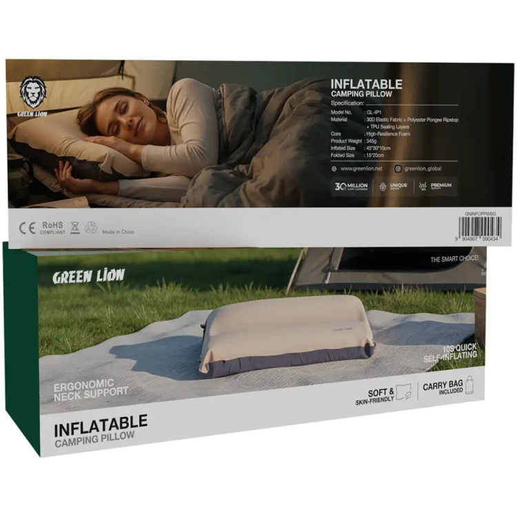 بالش بادی کمپینگ گرین Green Lion Inflatable Camping Pillow