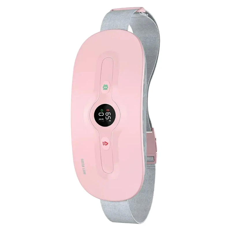 ماساژور برقی بدن گرین لاین مدل Bloom Heat با ماساژ گرمایی و لرزشی، باتری قابل شارژ، کاهش درد قاعدگی و تسکین درد، نشانگر LED و توان مصرفی 5 وات