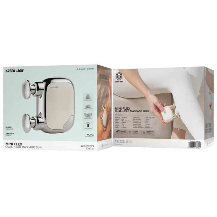 ماساژور تفنگی گرین لاین مدل Mini Flex دو سر