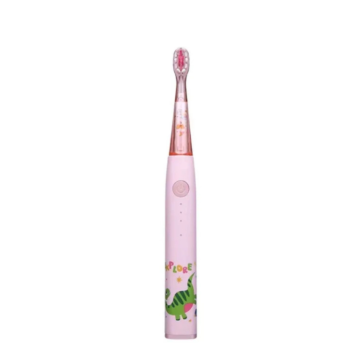 مسواک برقی کودکان گرین لاین مدل KIDS ELECTRIC با 24000 لرزش در دقیقه، سری نرم، قابلیت تنظیم سرعت، باتری قابل شارژ و دسته ارگونومیک مناسب سن 2 تا 10 سال و استفاده تا 60 روز پس از شارژ