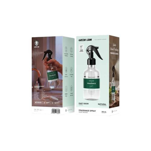 اسپری خوشبوکننده گرین لاین Oud Wood حجم 300 میلیلیتر مدل GNFROUDW300ML