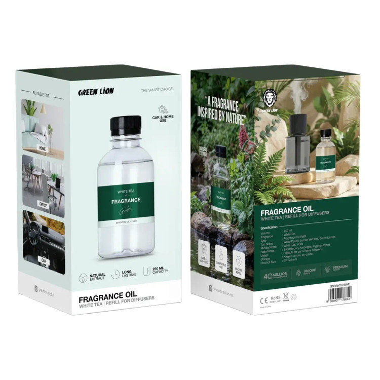 روغن معطر چای سفید گرین لاین ۲۵۰ میلیلیتری Green Lion