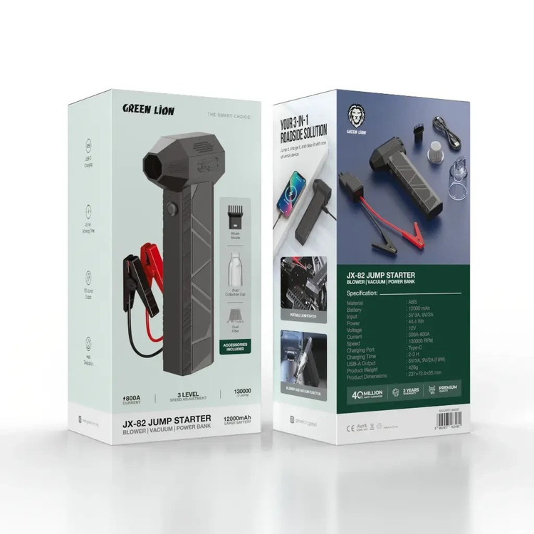 جامپ استارتر JX-82 گرین Green Lion JX-82 Jump Starter