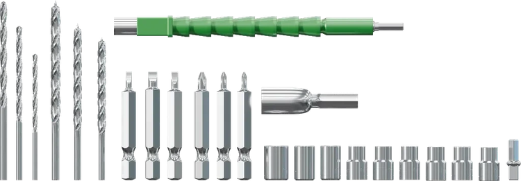 دریل چکشی شارژی گرین لاین مدل GD-15 Pro Drive با ۲ باتری ۱۸ ولت