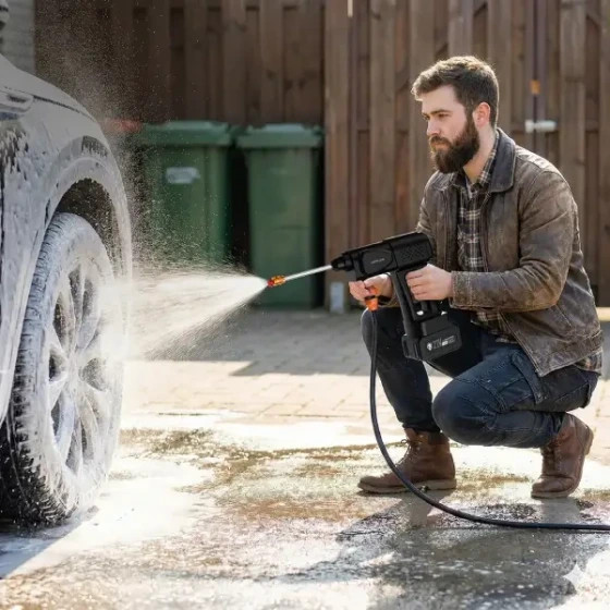 کارواش شارژی گرین لاین Green Lion 21V Cordless Pressure Wash Gun