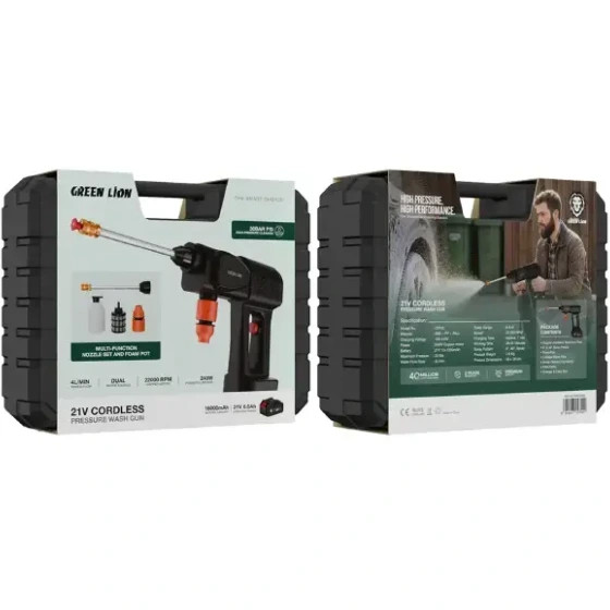 کارواش شارژی گرین لاین Green Lion 21V Cordless Pressure Wash Gun