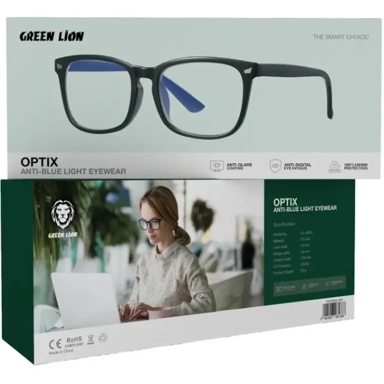 عینک محافظ نور آبی گرین لاین Green Lion Optix Anti-Blue Light Eyewear