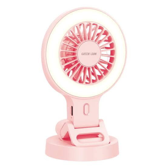 پنکه شارژی گیرهدار ایر گلو گرین Green Lion Air Glow Clip-On Rechargeable Fan