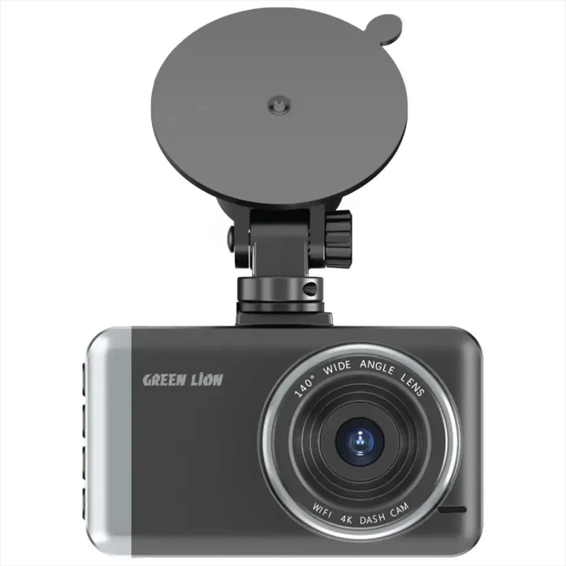 دوربین داشبورد جلو و عقب گرین لاین مدل Front and Rear GNDACAM14PBK با صفحه نمایش سه اینچ و نصب روی شیشه مناسب ثبت وقایع خودرو