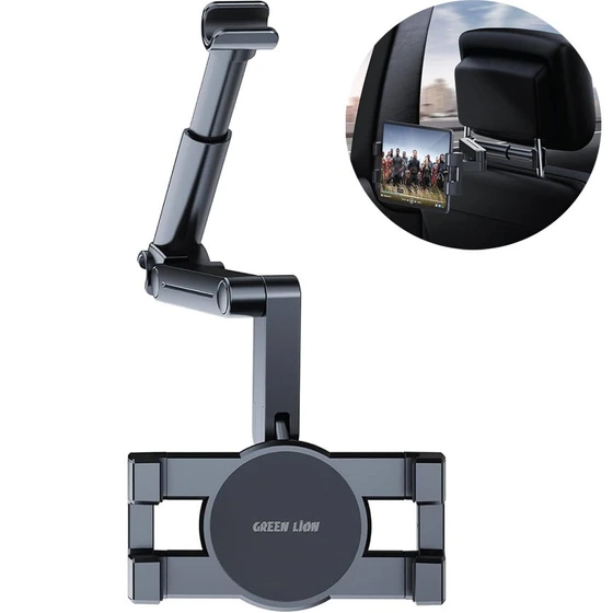 هولدر موبایل و تبلت صندلی عقب خودرو گرین لاین Green Lion Headrest Mount for Phone and Tablet GX-71