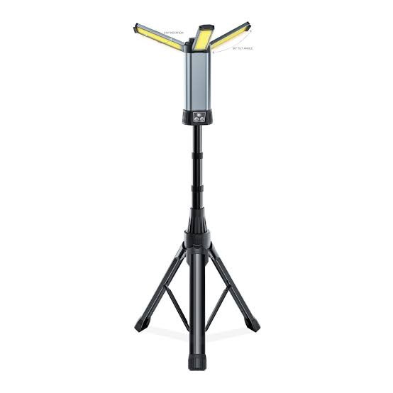 چراغ کمپینگ شارژی سه پایه دار گرین لاین Green Lion Trio Beam Lite Tripod Camping Light