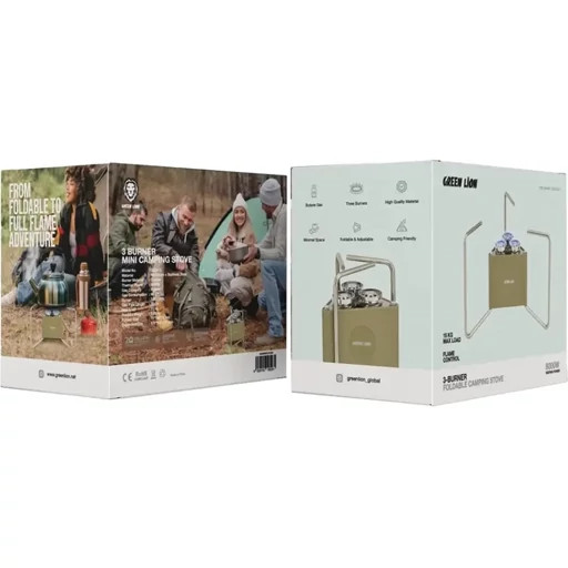 اجاق گاز کمپینگ تاشو 3 شعله گرین Green Lion 3-Burner Foldable Camping Stove