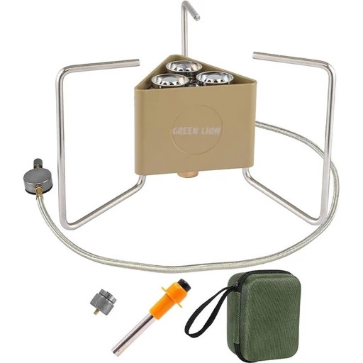 اجاق گاز کمپینگ تاشو 3 شعله گرین Green Lion 3-Burner Foldable Camping Stove