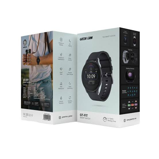 ساعت هوشمند 1.46 اینچی گرین لاین مدل GT-FIT با بند سیلیکونی