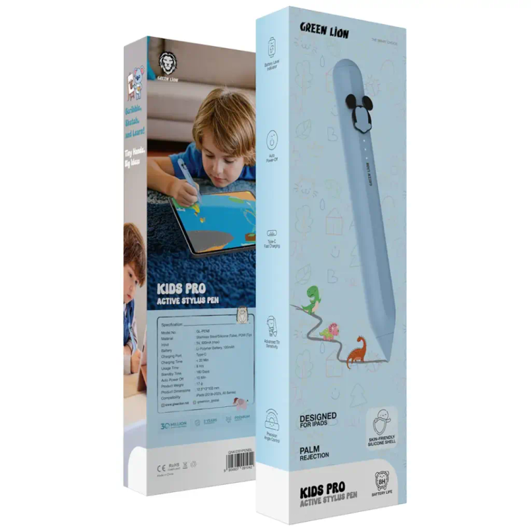 قلم لمسی گرین لاین Kids Pro Active برای آیپد GNKIDSYPEN