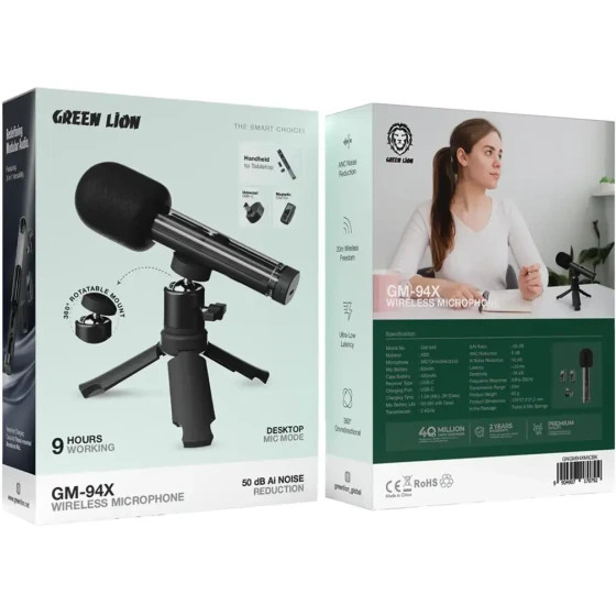 میکروفون گرین لاین دوکاربره مدل GM-94X