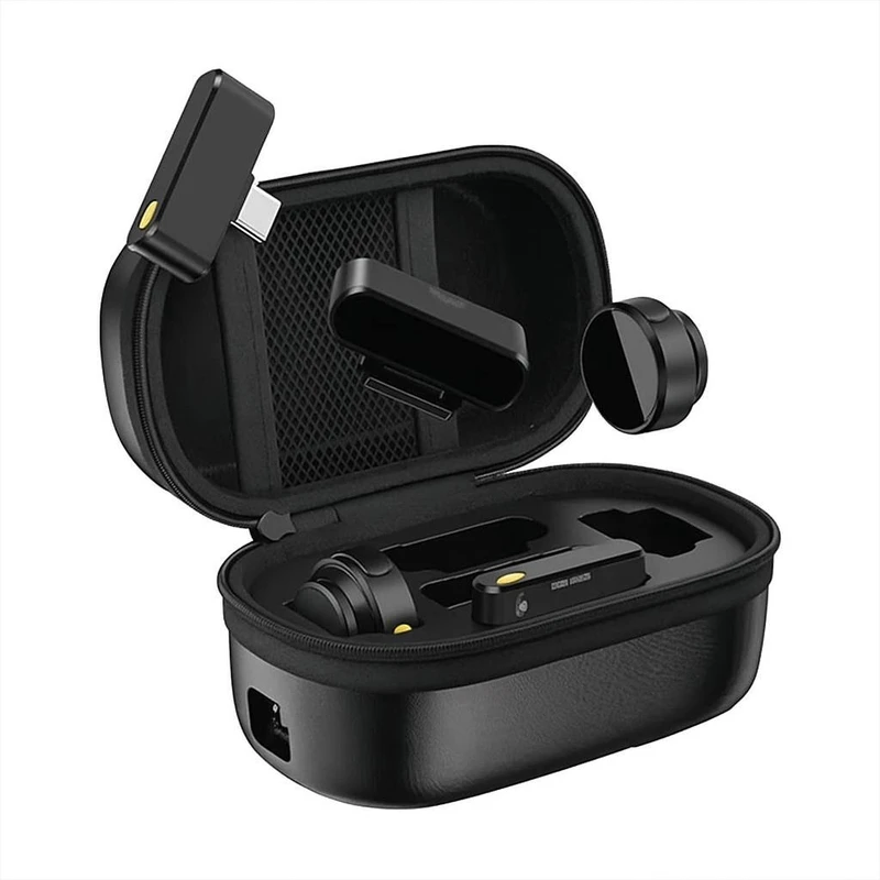 ست میکروفن بی‌سیم گرین لاین مدل GM-85X با درگاه USB Type-C و لایتنینگ، دارای قابلیت کاهش نویز