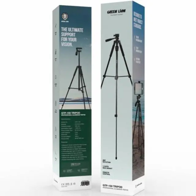 سه پایه آلومینیومی حرفه ای 150 سانتی متری گرین لاین Green Lion GTP-150 Tripod Professional Aluminum