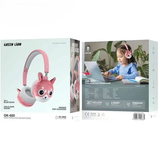 هدفون بیسیم کودک گرین لاین مدل GK-600