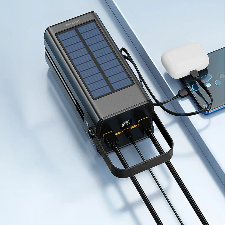 پاوربانک خورشیدی 80000 میلی آمپر گرین لاین Green Lion Solar X 80000mAh Power Bank