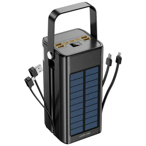 پاوربانک خورشیدی 80000 میلی آمپر گرین لاین Green Lion Solar X 80000mAh Power Bank