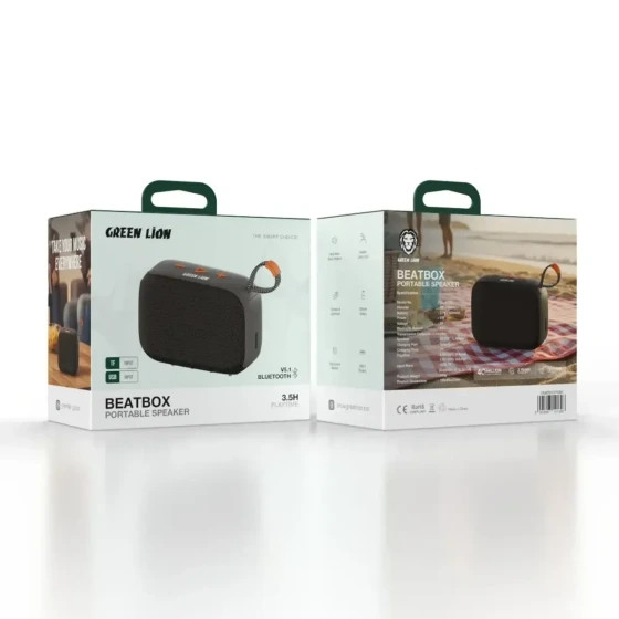 اسپیکر بلوتوث گرین لاین Green Lion Beatbox Portable Speaker