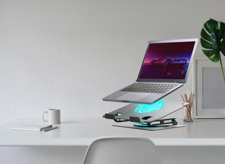 استند لپتاپ با فن خنک کننده گرین لاین ADJUSTABLE LAPTOP STAND WITH COOLING FAN