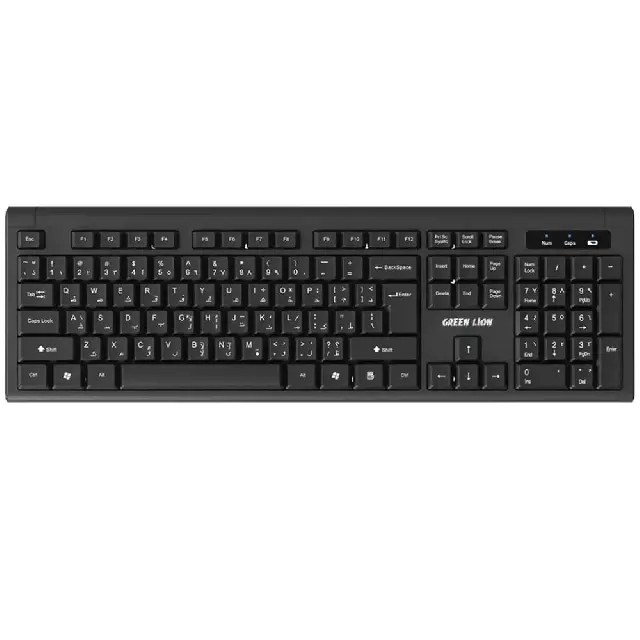 ست کیبورد و ماوس بی سیم گرین لاین مدل GKM-200