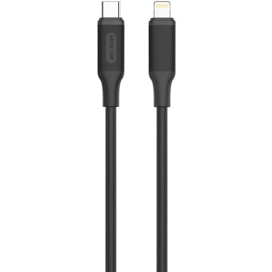 شارژر فندکی GREEN LION DUAL 50W با کابل Lightning