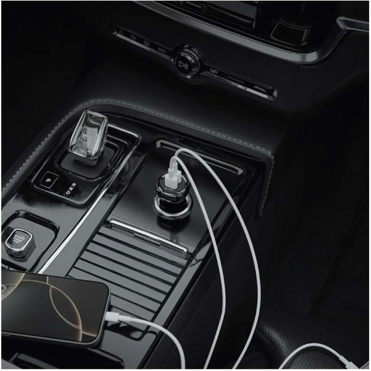 شارژر فندکی 40 وات گرین لاین مدل dual qc3.0
