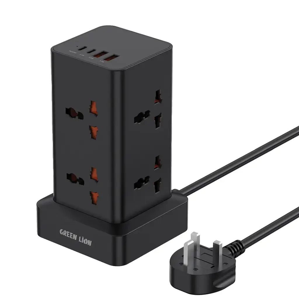 چندراهی برق و شارژ گرین لاین Power Strip توان 2500W