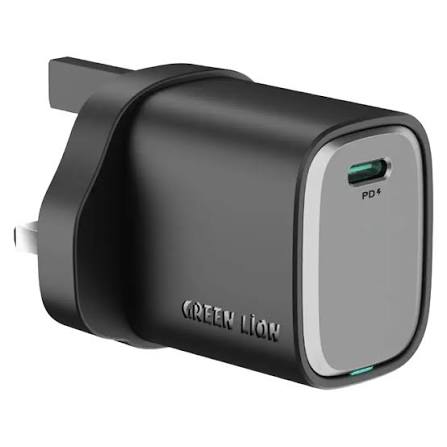 Green Lion SUPRA 33W GaN UK Wall Chargerگرین لاین