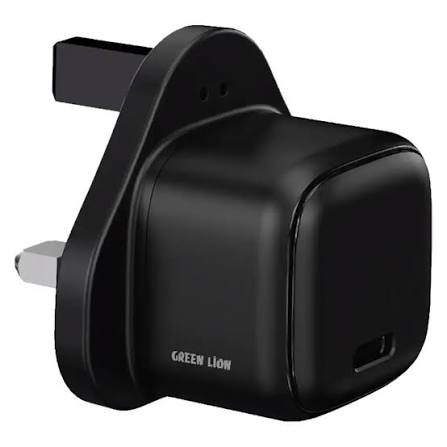 Charger UK Plug 20W 1C C To C گرین لاین Green Lion NEXIO Single Port Wall