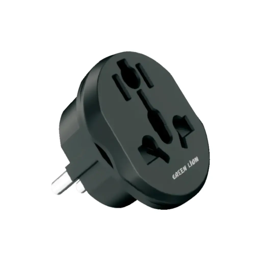 تبدیل برق سه به دو گرین لاین Green Lion Universal Conversion EU Plug 2