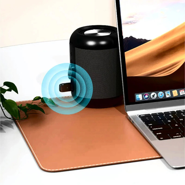 مبدل بلوتوثی گرین لاین مدل Green Lion Zinc Alloy Shell Bluetooth Adapter GNBLTADAPBK