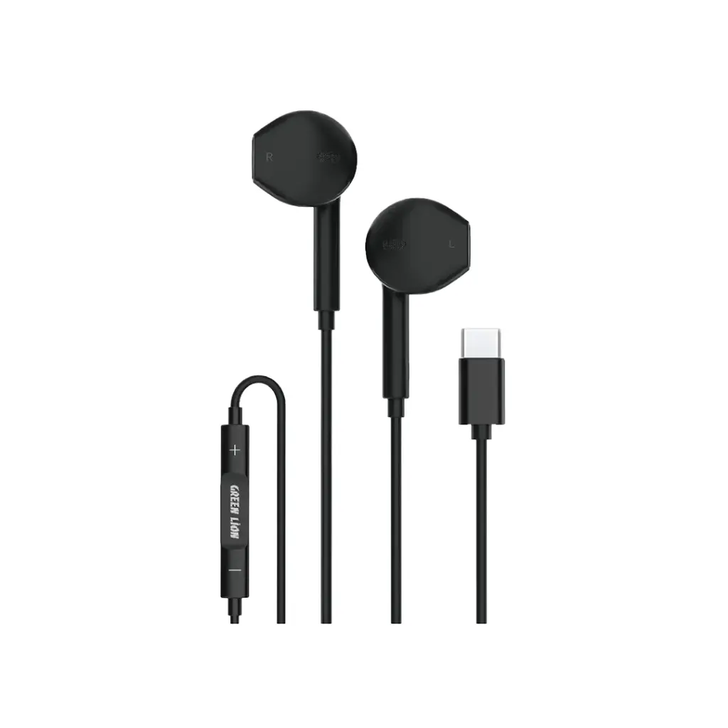 هندزفری سیم دار گرین لاین Green Lion Stereo Earphone Lightning Connector