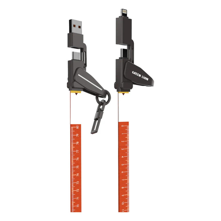 Green Lion 4 in 1 Cable Ultra Fast Charging Lanyard 240Wگرین لاین