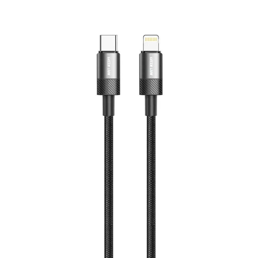 کابل Green Lion مدل Spark، تبدیل USB-C به Lightning، با توان ۲۷ وات