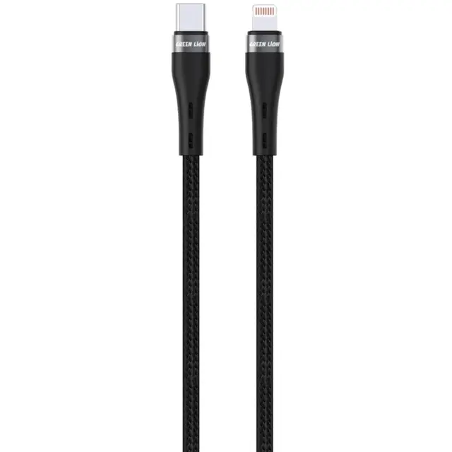 کابل بافته‌شده USB-C به لایتنینگ گرین لاین