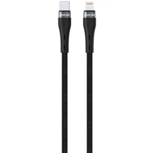 کابل بافتهشده USB-C به لایتنینگ گرین لاین