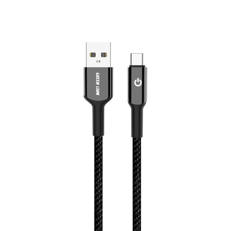 کابل بافتهشده USB-A به USB-C گرین لاین